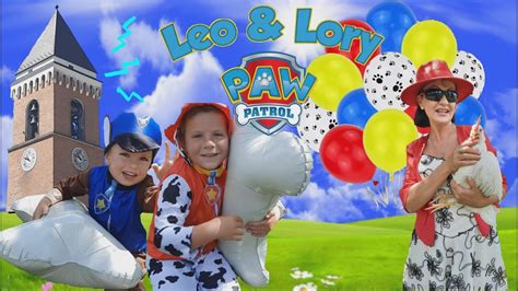 Paw Patrol Ultimate Rescue Heroes Pretend Play By Leo And Lory Help Mayor