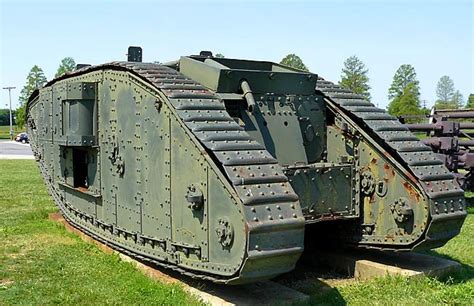 Ww1 British Mark Iv Female Tank Can Be Found At The National Armor And