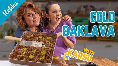 Famous Turkish COLD BAKLAVA With Karsukarsu Milky And Crunchy