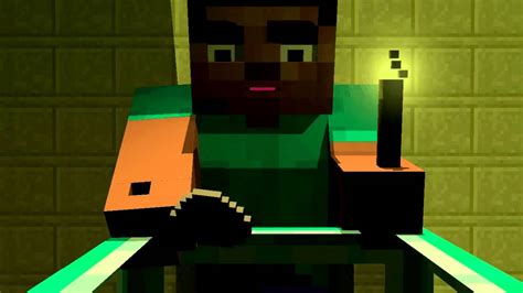 C4d The Story Of Herobrine Minecraft Animation 12w32a Youtube