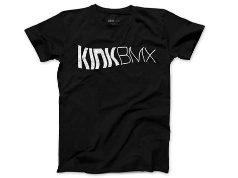 Kink Bikes Classic Swerve T Shirt Black Kunstform Bmx Shop