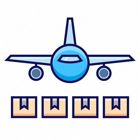 Air Delivery Freight Logistic Shipping Icon Download On Iconfinder
