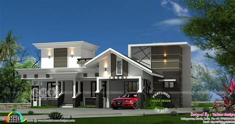 1460 Square Feet 3 Bedroom Single Floor Modern House Kerala Home