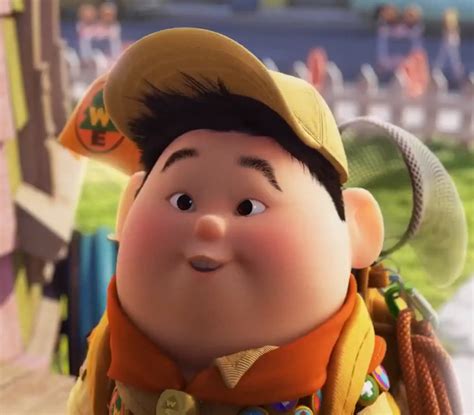 Ridley called up and said 'now, mate, would you mind putting on a significant amount of weight? In the movie Up (2009), Russell has a round appearance ...