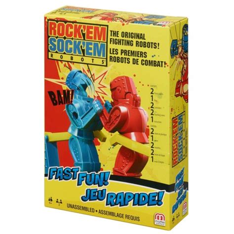 Mattel Games Rock Em Sock Em Robots Classic Toy Fighting Battle Fast Fun Ebay