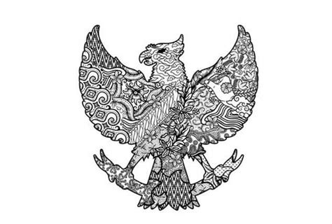 Detail Gambar Sketsa Burung Garuda Pancasila Koleksi Nomer 41