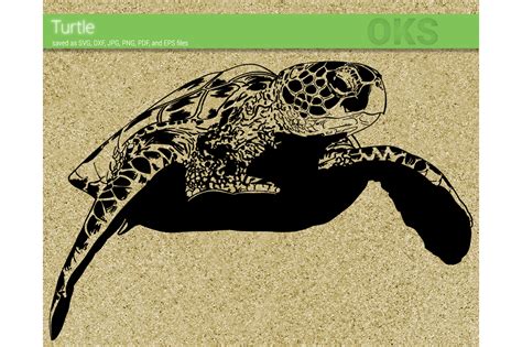 Layered Sea Turtle Svg Project Layered Svg Cut File