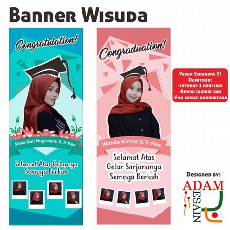Top For Design X Banner Wisuda Lusy Book