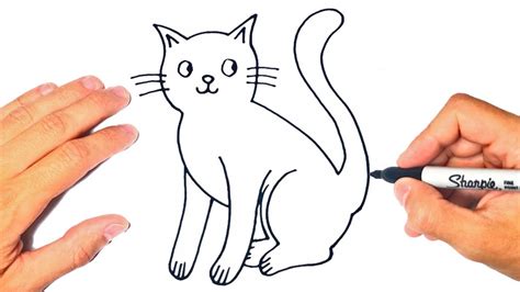 Aprender A Dibujar Un Gato Paso A Paso Dibujando Gatito Çocuk