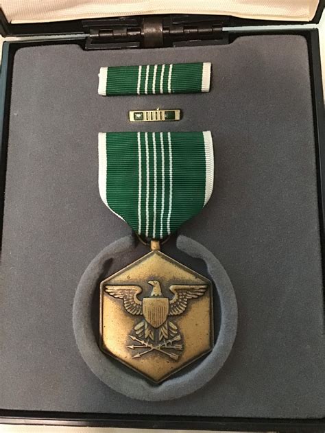 Medal Drawing ~ Vintage Us Military Eagle Medal For Merit Green White