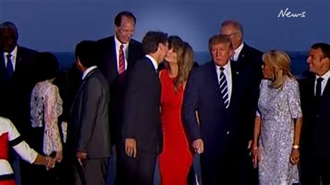 Justin Trudeau And Melania Trump Air Kiss At G Summit Like A Vogue Ad The Advertiser
