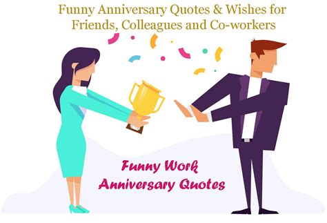 Office Funny Work Anniversary Quotes Shortquotescc