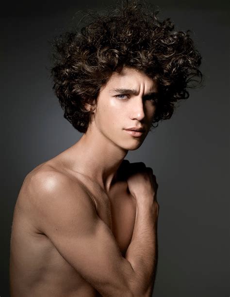 Guy Patrick Rocks Curly Hairstyles For Kimber Capriotti Shoot The