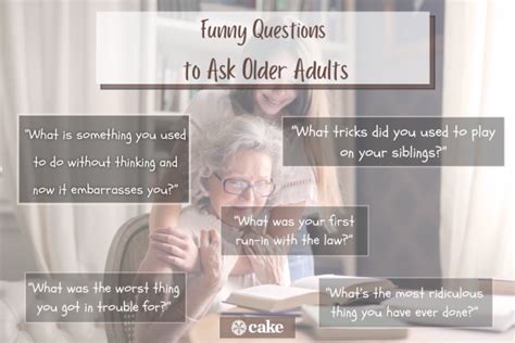37 Great Questions To Ask Older People Or Grandparents Cake Blog 2022
