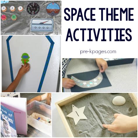 Space Theme Activities For Preschoolers Pre K Pages Theme Activity
