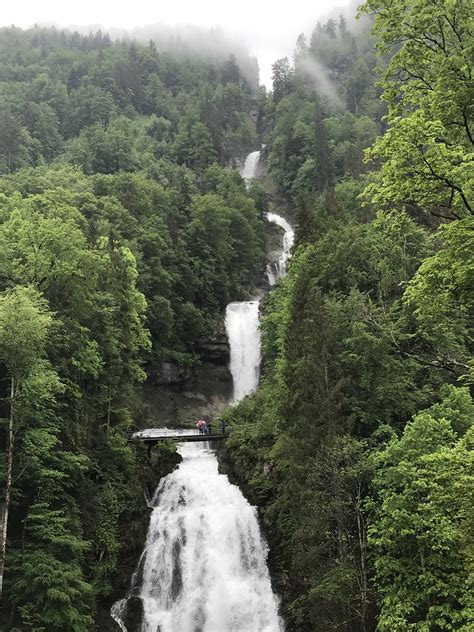 Giessbach Falls Trip Waterfall Outdoor