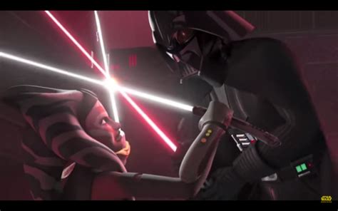 New Star Wars Rebels Season 2 Trailer Teases Ahsoka Vs Vader And The Origins Of The Crossguard
