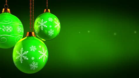 Stock Video Of Christmas Ornaments On Green Background The 4668329