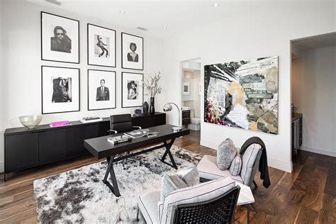 30 Black And White Home Offices That Leave You Spellbound