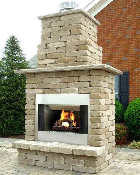 Diy Outdoor Wood Burning Fireplace Building Outdoor Fireplace Wood