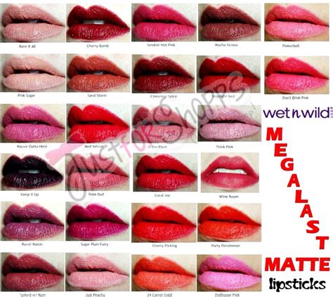 Set N Wild Matte Swatches Wet N Wild Lipstick Lipstick Swatches Wet N Wild Lipstick Swatches