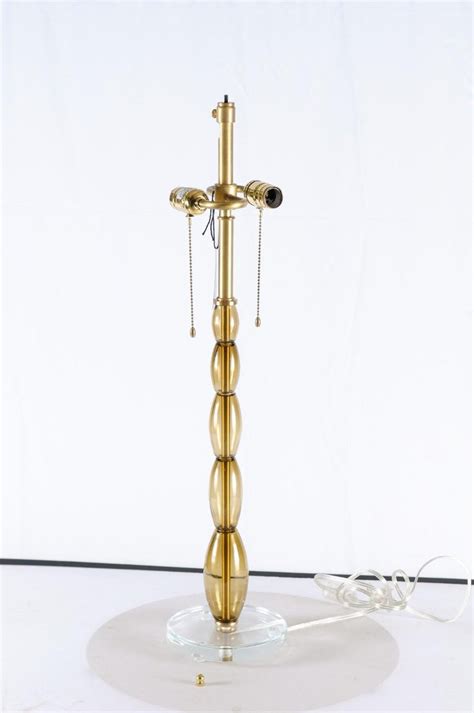 Custom made lamps and lamp shades. Large Topaz Beaded Lamp by Barbara Barry for Baker Beaded ...