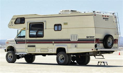Camper vans or just campers allow their owners to make automobile trips for different distances, living in the vehicle itself. custom Ford Econoline 4x4 motorhome | 4x4 camper van ...