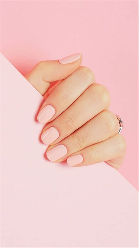 Download Pastel Pink Nail Polish Wallpaper