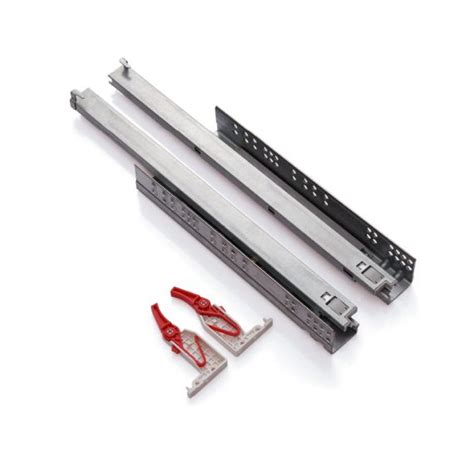 Corredera Oculta 400mm Conforti Luxe Extensión Total Cierre Lento Para