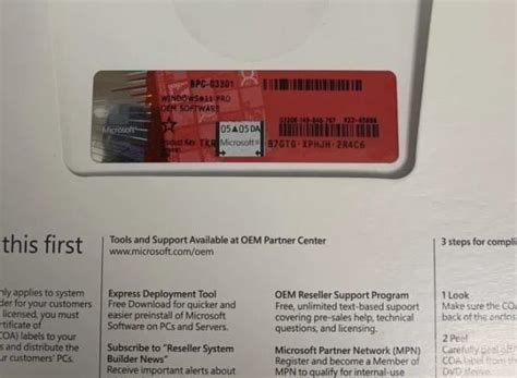 Microsoft Windows 11 Pro Product Key With Coa Sticker Box For Sale