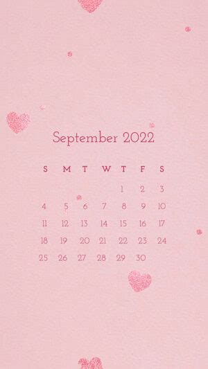 September 2022 Calendar Wallpaper Ixpap