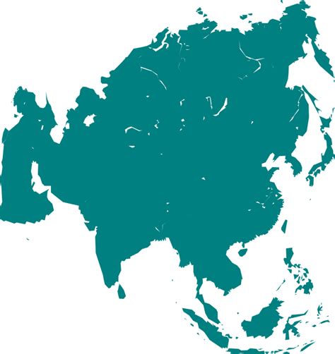 Asia Map Png Png All