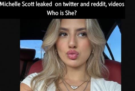 New Full Link Michelle Scott Leaked Video On Twitter And Reddit