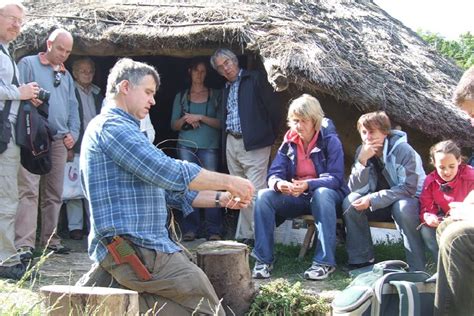 Bushcraft In Iron Age Roundhouse At The Chiltern Open Air Museum