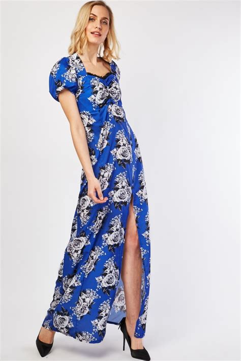 Maxis zerolution is a smart device ownership program that allows you to purchase a device with rm0 upfront payment and pay it over 24 months at 0% interest. Floral Puff Sleeve Maxi Dress - Blue/Multi or Lime/Multi ...