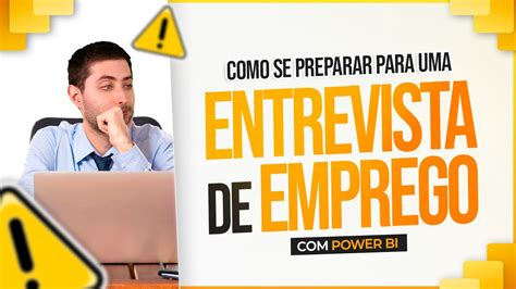 Como Se Preparar Para Uma Entrevista De Emprego Com Power BI YouTube