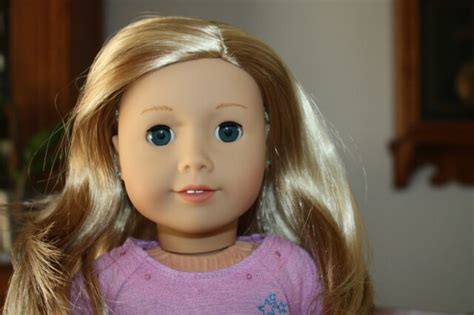 New American Girl Truly Me 18 Doll 27 W Lt Sk Blonde Hair Blue Eyes Earrings For Sale Online