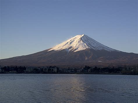Mount Fuji Famous Volcano Highest Peak In Japan And Worlds Most