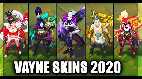 All Vayne Skins Spotlight 2020 League Of Legends Youtube