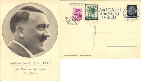 Maybe you would like to learn more about one of these? Deutschland Postkarte: Männer der Zeit - Der Führer Adolf ...