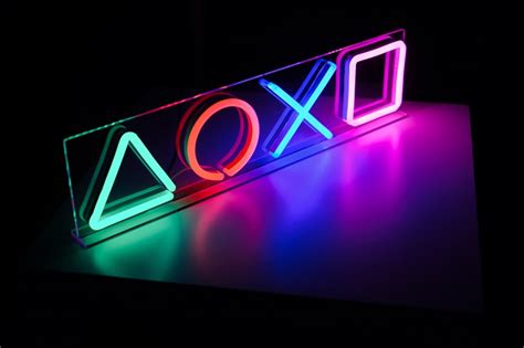 Playstation Neon Sign For Living Room Etsy