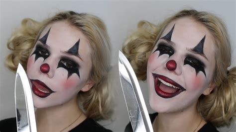 Easy Clown Makeup Tutorial ~ Halloween Makeup Youtube