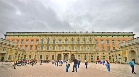 The Royal Palace Kungliga Slottet Stockholm Sweden Stock Image