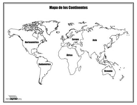 Dibujos De Mapa Del Mundo Mapamundi Y Planisferio Para Colorear Colorear Im Genes
