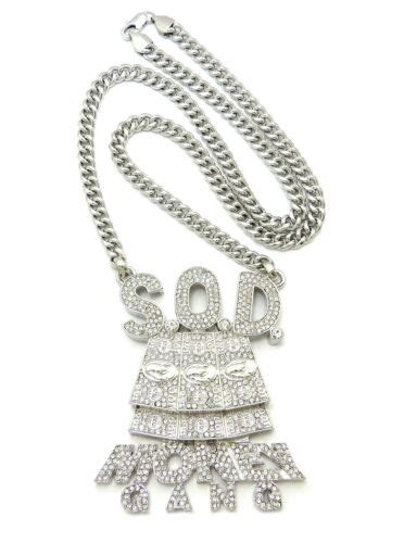 New Sod Money Gang Pendant 6mm24 Or 30 Cuban Chain Hip Hop Necklace