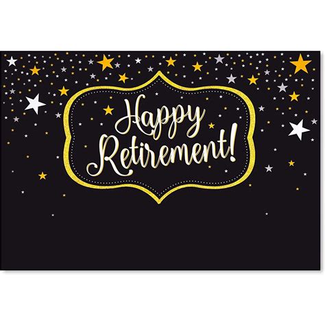 Happy Retirement Themed Backdrop Photography Black Gold Images And
