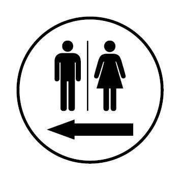 Wc schild wc schild gebraucht aber noch gut versand 5€ privat verkauf keine garantie keine. WC Toiletten Schild | Piktogramm Herren · Damen Pfeil ...