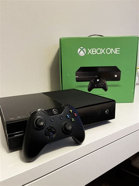 Microsoft Xbox One 500gb Console Black With Controller And Original