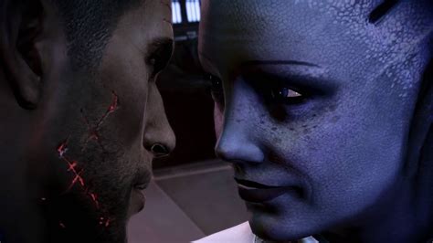 Mass Effect 3 Liara Romance Scene Youtube