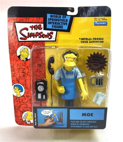 Moe The Simpsons Wos World Of Springfield Action Figure New Playmates Series 12 Eur 3836